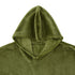 Accessorize Moss Green Super Soft Hooded Blanket Extra Large