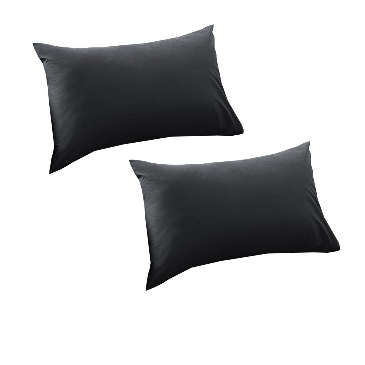 Accessorize Charcoal 400TC Bamboo Cotton Pair of Standard Pillowcases 48 x 73 + 15cm