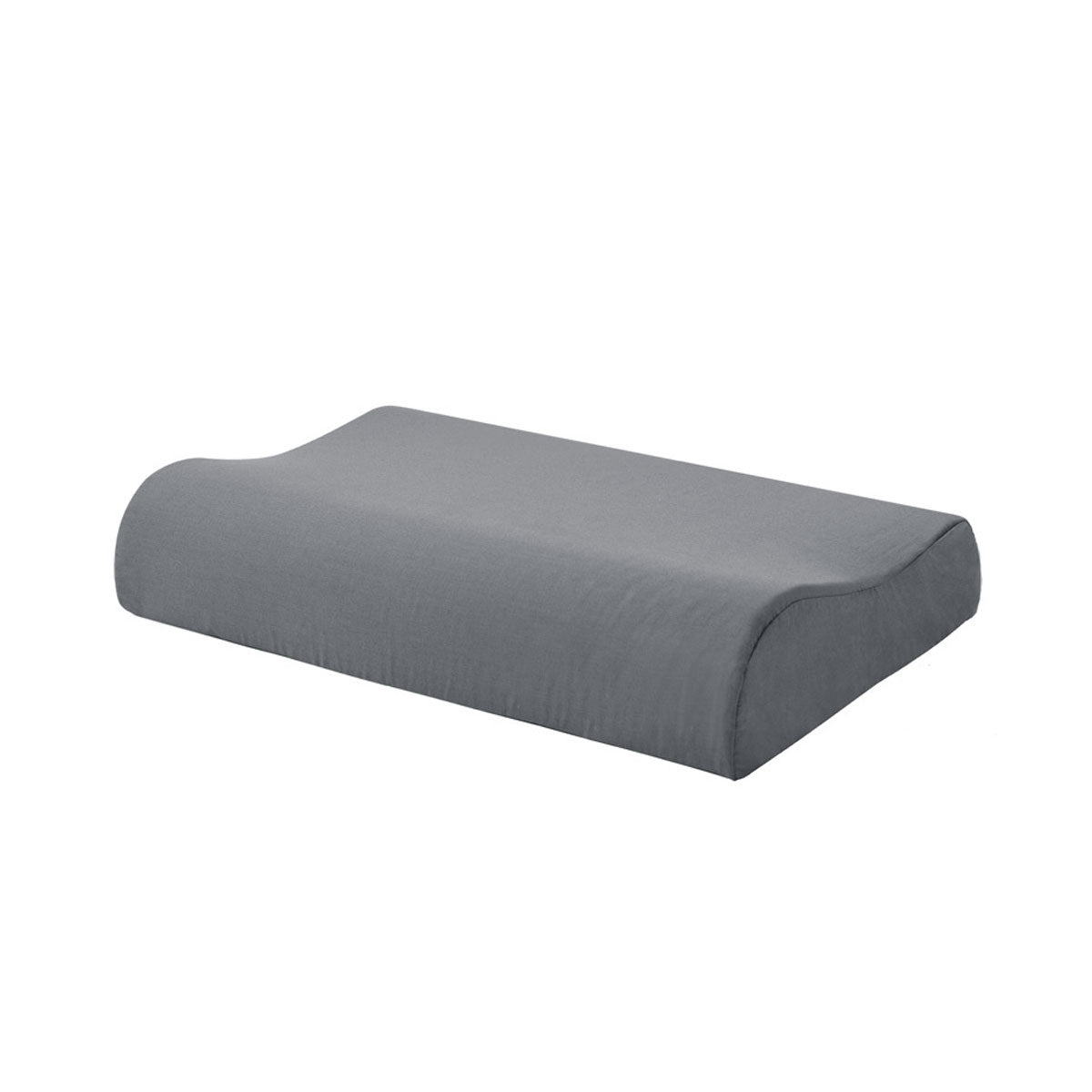 Charcoal Cotton Rich Contour Pillowcase 40x60x12cm