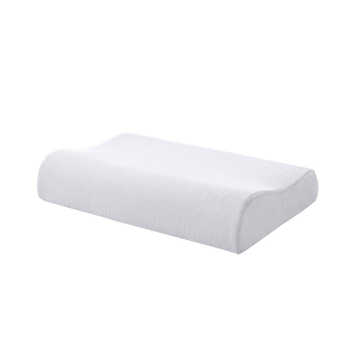 White Cotton Rich Contour Pillowcase 40x60x12cm