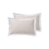 Pair of  White/Natural Tailored Hotel Deluxe Cotton Standard Pillowcases