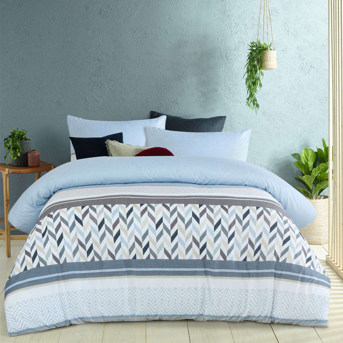 Joel Printed Quilt Cover Set King