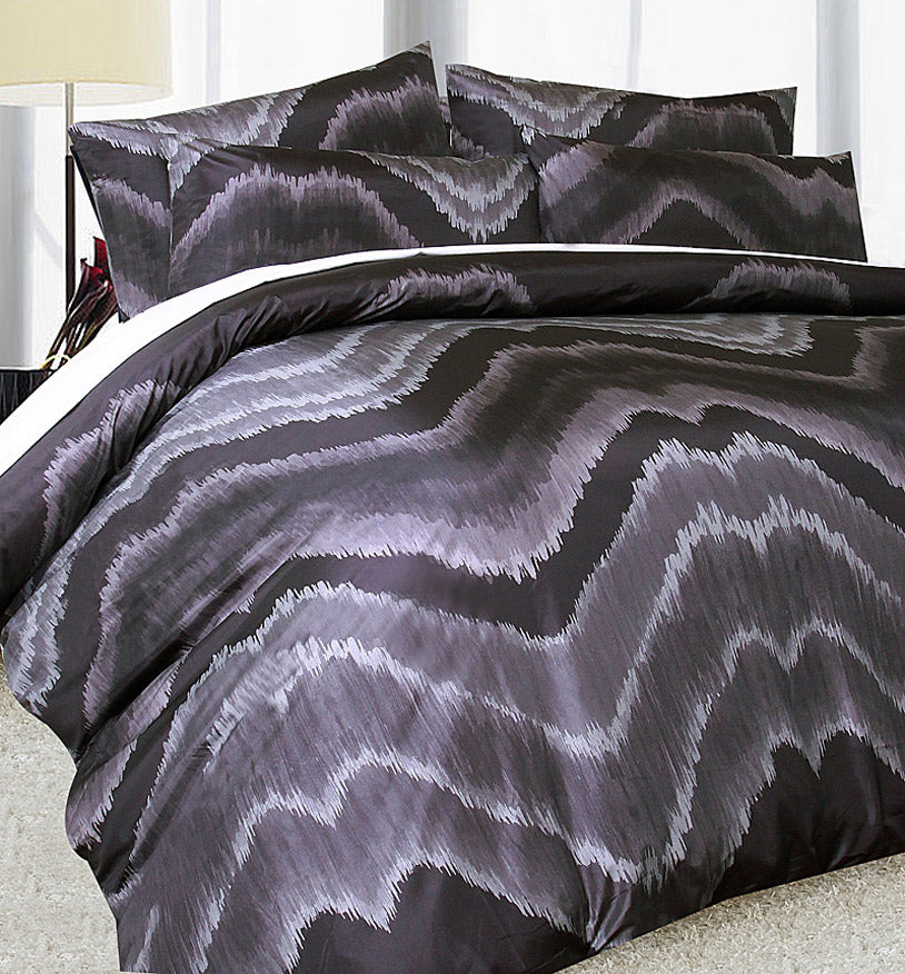 Midnight Quilt cover Set Black DOUBLE