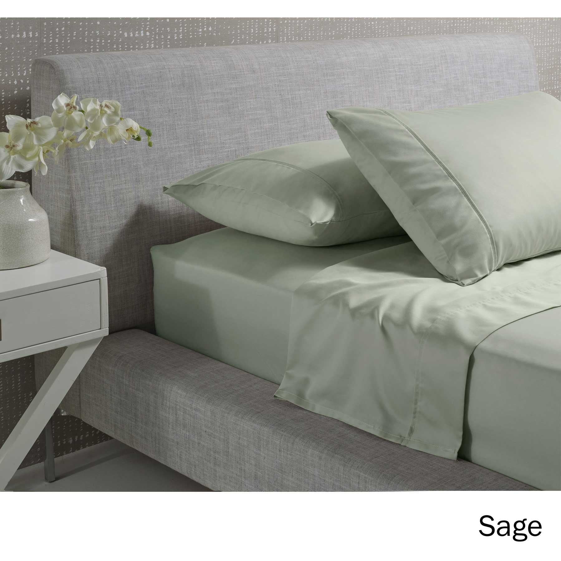 1000TC Cotton Rich Sheet Set Sage King