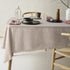 Gypsy Natural Fringed Washed Linen Cotton Tablecloth 150cm x 230cm