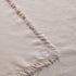 Gypsy Natural Fringed Washed Linen Cotton Tablecloth 150cm x 300cm