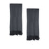 400GSM Camila Set of 2 Cotton Waffle Hand Towels 45 x 65 cm Coal