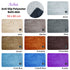 Asha Anti Slip Polyester Bath Mat 50 x 80 cm Silver