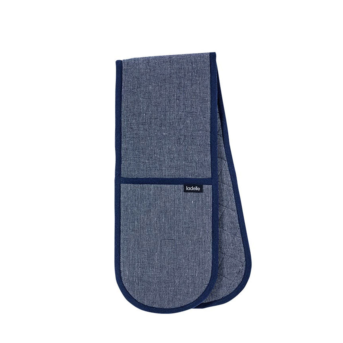 Ladelle Eco Recycled Navy Double Oven Mitt 17 x 89 cm