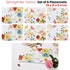 Set of 6 Springtime Soiree Table Placemats 29x21x0.4 cm