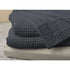 Jenny Mclean Ardent Premium Super Soft Cotton Waffle Blanket Charcoal Queen