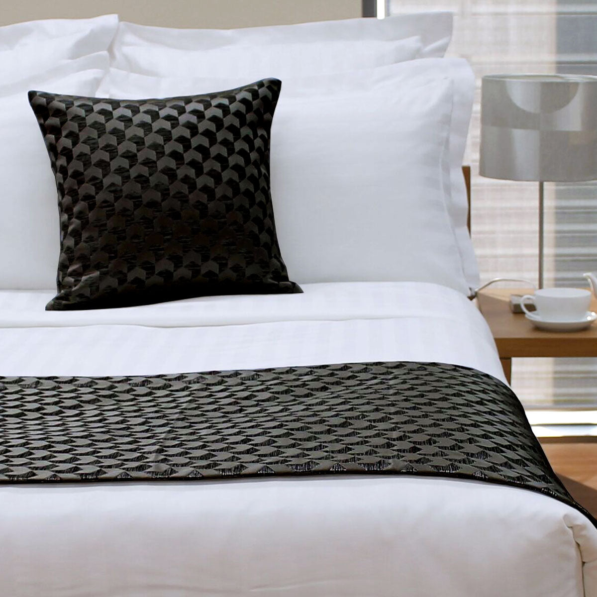 Jason Regency Black Also Known as Ink Blue Bed Runner King