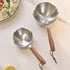 304 Stainless Steel Oil Poured Pot With Wood Handle 200ml