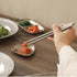 304 Stainless Steel Classic Chopstick - Snow Gray