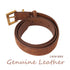 Women's Genuine Suede Leather Belt Classic Pin Buckle Cowhide Belts (Black)