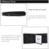 Men's Genuine Leather Bilfold Wallet RFID Blocking Card Holder Zipper Coin Purse