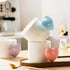 Lovely 4D Heart Love Ceramic Cup Mug Puffy Heart Handle with Gift Box Pink