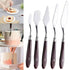 Cake Cream Spatula 5 Pcs/Set Stainless Steel Frosting Spatula Baking Pastry Tools