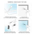 3M Privacy Glass Film Sticker Static Cling Window Decals Glass FilmTulip,60*300cm