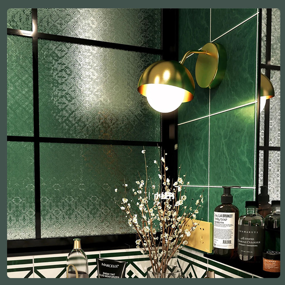 3M Privacy Glass Film Sticker Static Cling Window Decals Glass FilmTulip,60*300cm