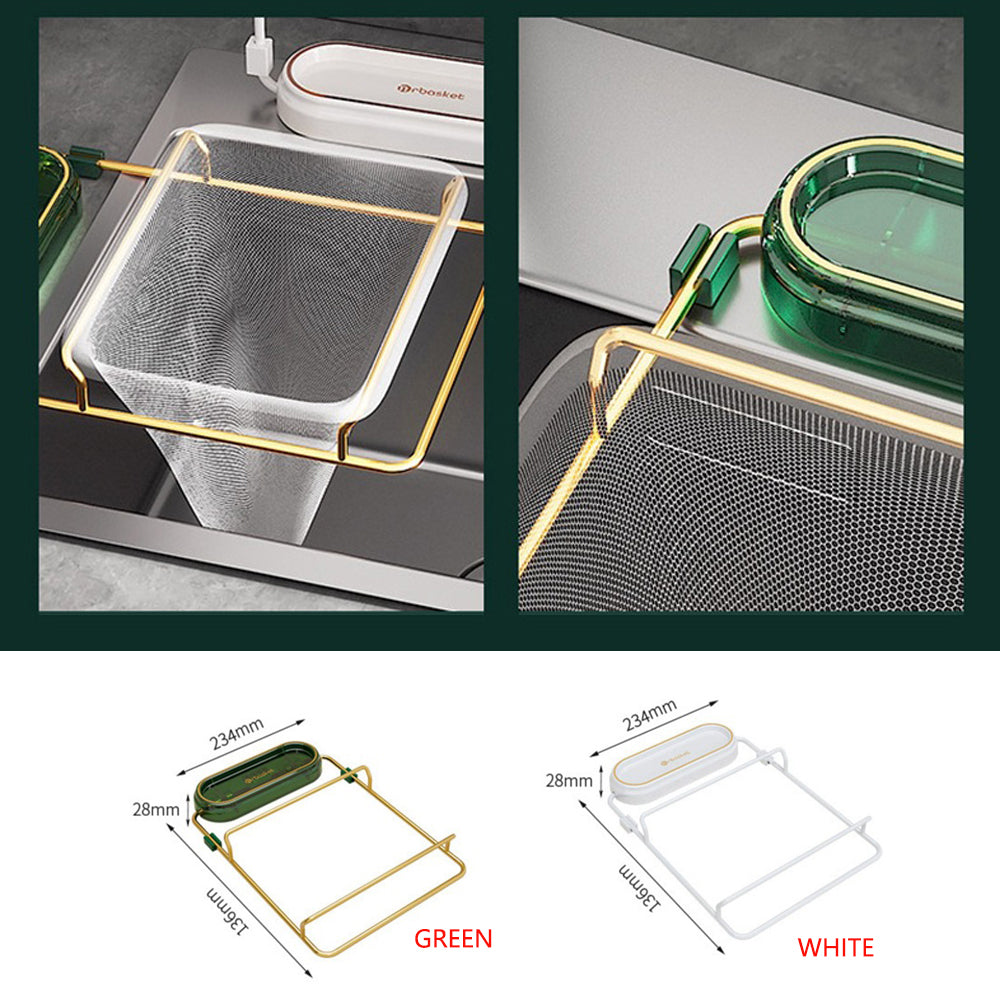 Kitchen Sink Strainer Drain with 200pcs Sink Filter Mesh Bags Filter Food WasteWhite+200pcs net bags