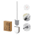 Silicone Flexible Head Deep Cleaning Toilet Brush with Wall Mount Holder