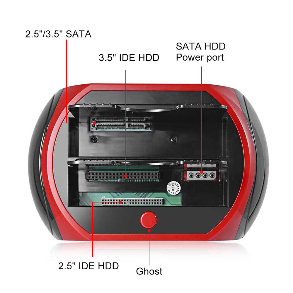 All In One Docking Station USB Dual-Bay Hard Drive 2.5