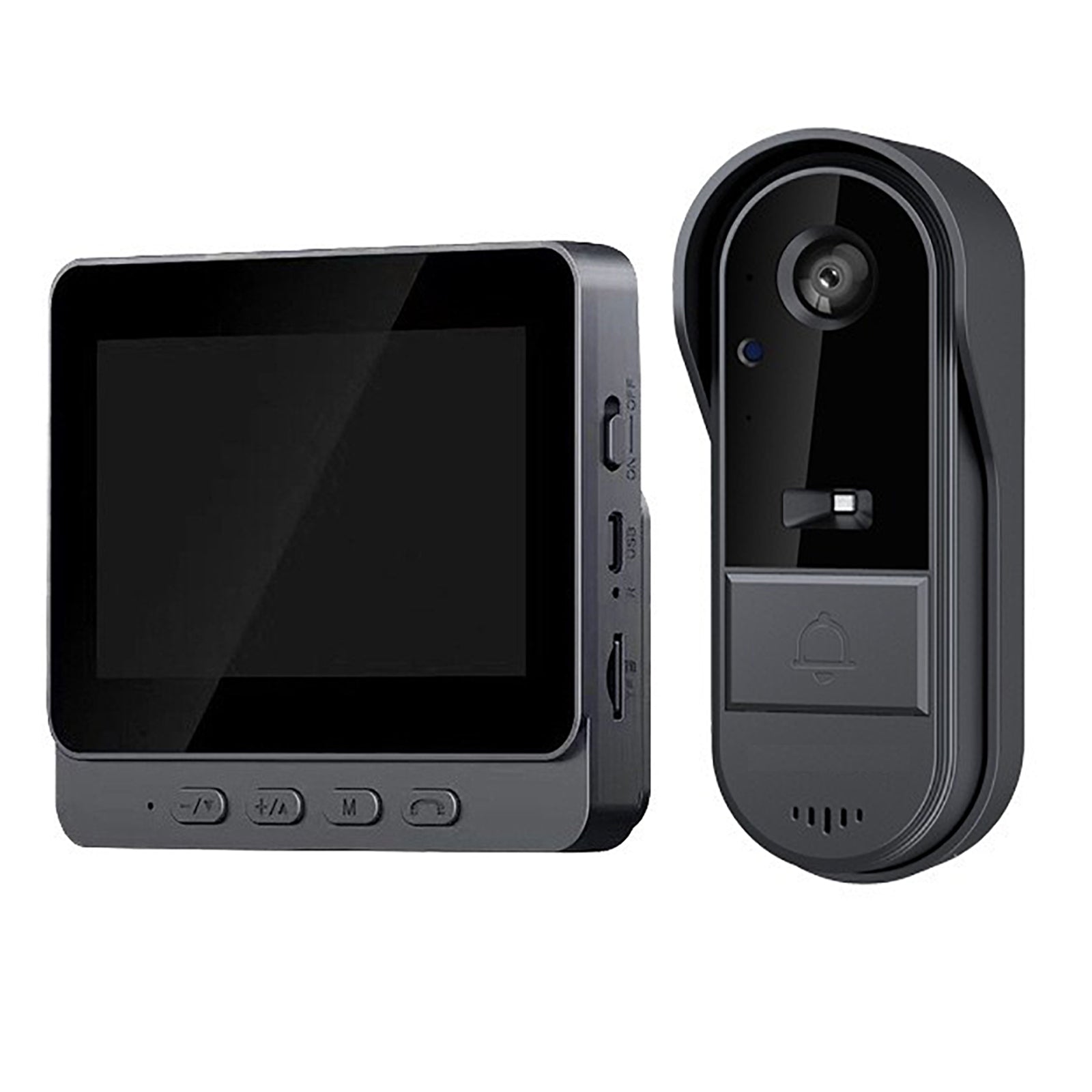 Smart Wireless Video Doorbell with 4.3