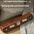 Retro Wood Grain Wireless Bluetooth Speaker Soundbar Deep Bass USB/TF/AUX Inputs