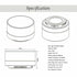 Bluetooth Speakers Portable Wireless Speaker Music Stereo Handsfree Rechargeable Silver