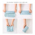 6 Pcs Waterproof Compression Packing Cubes Large Travel Luggage Organizer Storage Grey