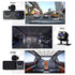 3 Channel Car DVR HD 1080P Vehicle Dash Cam Three Way Camera DVRs Recorder with 32 GB Card