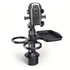 Universal 3in1 Car Cup Holder Tray Phone Mount Drink Food Table Tidy Organizer