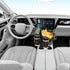Universal 3in1 Car Cup Holder Tray Phone Mount Drink Food Table Tidy Organizer