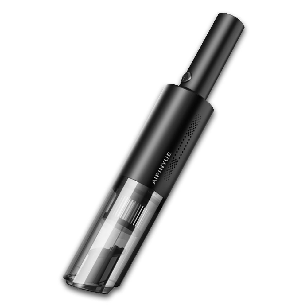 Wireless Charge 6000Pa Suction Powerful Portable Car Vacuum Cleaner Home DusterBlack