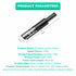 Wireless Charge 6000Pa Suction Powerful Portable Car Vacuum Cleaner Home DusterWhite