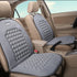 2Pack Universal Breathable Car Seat Pad Cover Mat Comfortable Chair Cushion (Beige)