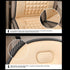 2Pack Universal Breathable Car Seat Pad Cover Mat Comfortable Chair Cushion (Beige)