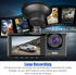 WIFI 3 Channels Dash Cam 1080P Full HD Car Dashcam Comes with Free 32GB Card