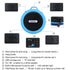 Portable Waterproof Wireless Mini Bluetooth Music Speaker Blue