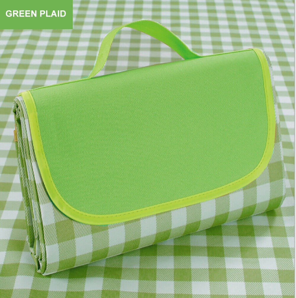 Large Waterproof Thickened Moisture-Proof Outdoor Camping Picnic Mat (Green)