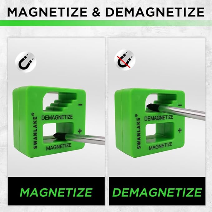 86PCS Magnetic Screwdriver Set,Includes Slotted/Phillips/Torx Mini Precision Screwdriver, Replaceable Screwdriver Bits and nut drivers With Sturdy tool box