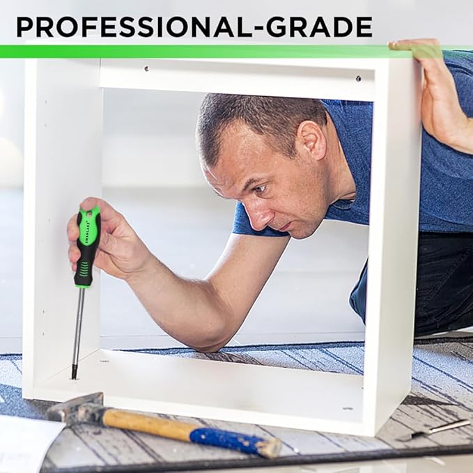 86PCS Magnetic Screwdriver Set,Includes Slotted/Phillips/Torx Mini Precision Screwdriver, Replaceable Screwdriver Bits and nut drivers With Sturdy tool box