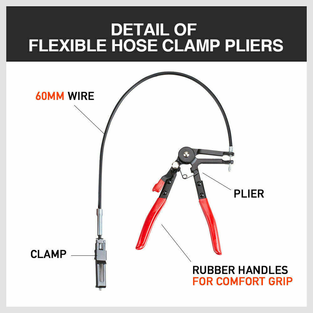 Long Hose Clamp Pliers 24