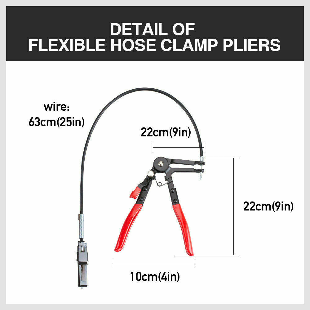 Long Hose Clamp Pliers 24