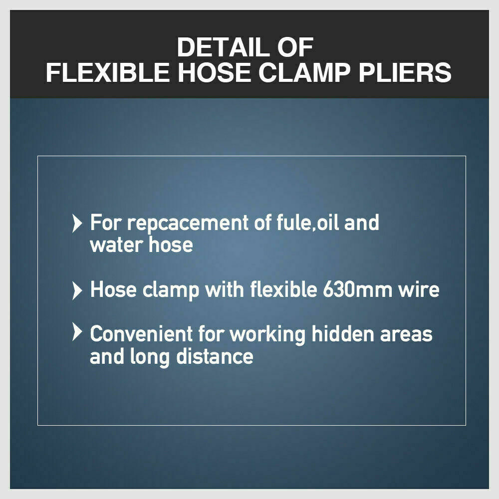 Long Hose Clamp Pliers 24