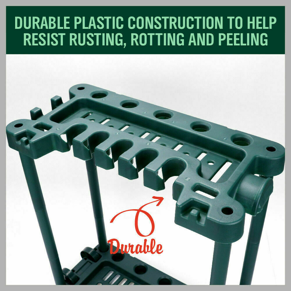 Garden Farm Shed Garage Tools Storage Rack Handles Organizer Holder