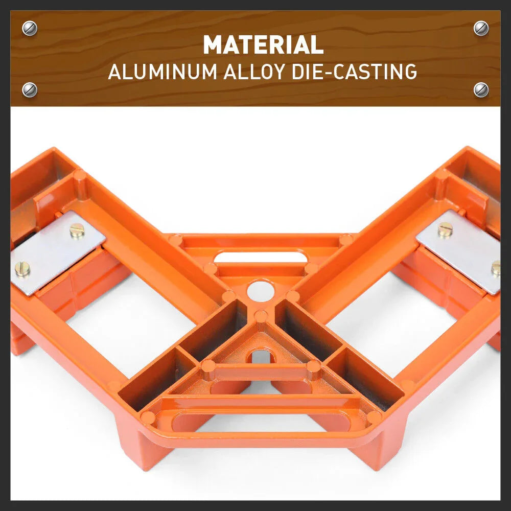 90° Degree Corner Clamp Welding Vice Woodworking Alloy Body With Quick Release
