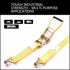 50mm x 10M Tie Down Strap Heavy Duty Ratchet Straps Trailer Boat 2000KG Loading