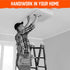 4.7M Multi Purpose Ladder Aluminium Folding Platform Extension Step Non-Slip Au